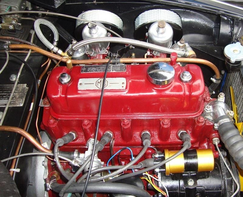 Second-hand MG MGA 1956 Negru Cabrio