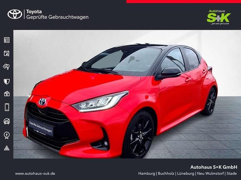 Tokio fusion metalli (rot) Gebraucht 2023 Toyota Yaris Hybrid Style Kleinwagen | 20.980 € (Guter Preis) - Bild 1/4