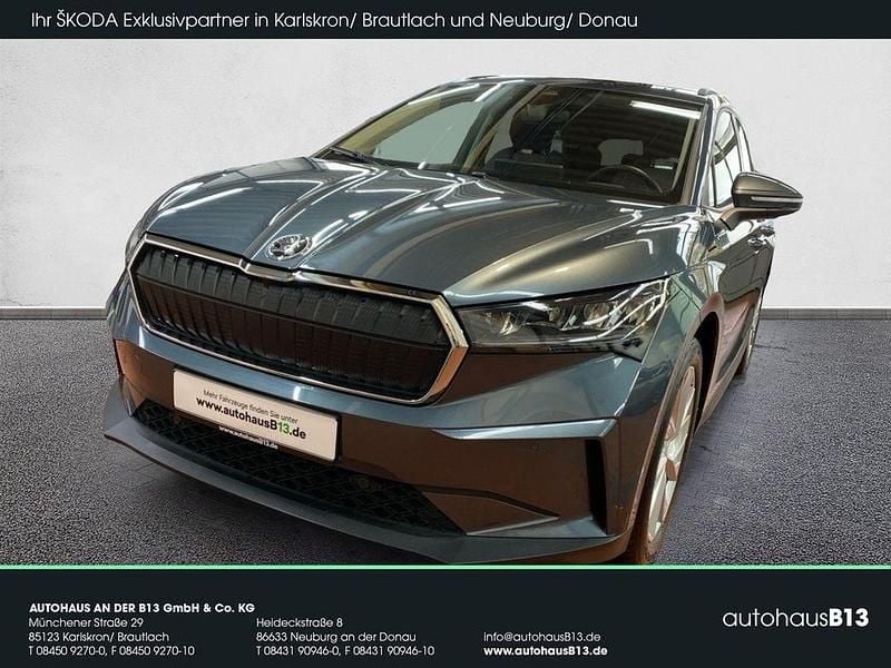 Quarzgrau metallic Gebraucht 2021 Skoda Enyaq iV SUV | 26.990 € (Fairer Preis) - Bild 1/4