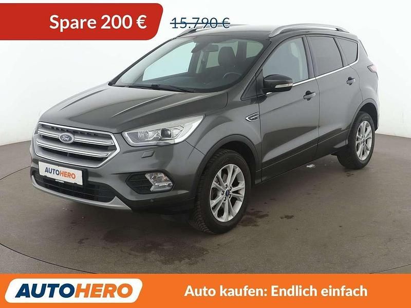 Magneticgrau Gebraucht 2018 Ford Kuga Titanium SUV | 15.590 € (Fairer Preis) - Bild 1/3