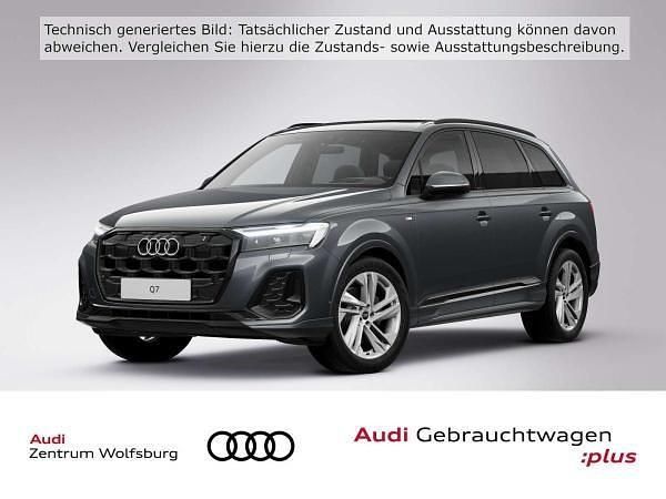 Grau (daytonagrau perleffekt) Gebraucht 2024 Audi Q7 S-Line SUV | 67.980 € (Superpreis) - Bild 1/4