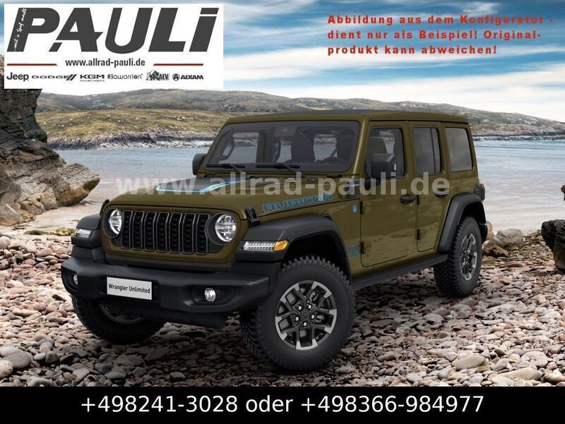 Grün Neu 2025 Jeep Wrangler Unlimited Rubicon SUV | 88.660 € - Bild 1/4