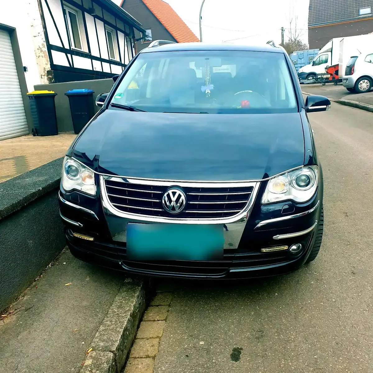 Gebraucht VW Touran 140 PS (102 kW) 2007 Schwarz Van / Kleinbus