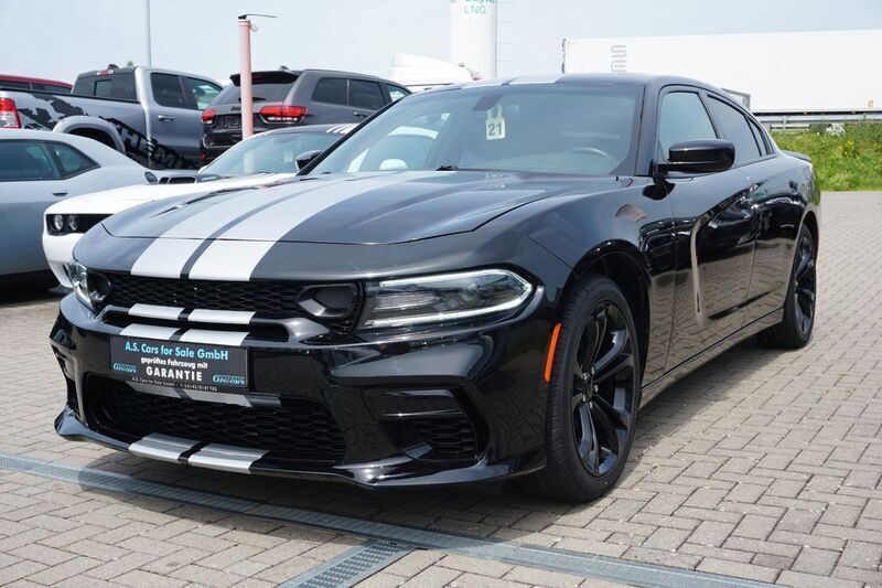 Mattschwarz Gebraucht 2021 Dodge Charger Limousine | 29.900 € - Bild 1/4