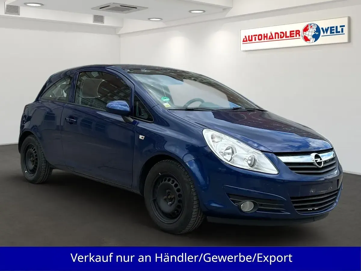 Gebraucht Opel Corsa 80 PS (58 kW) 2008 Blau Kleinwagen
