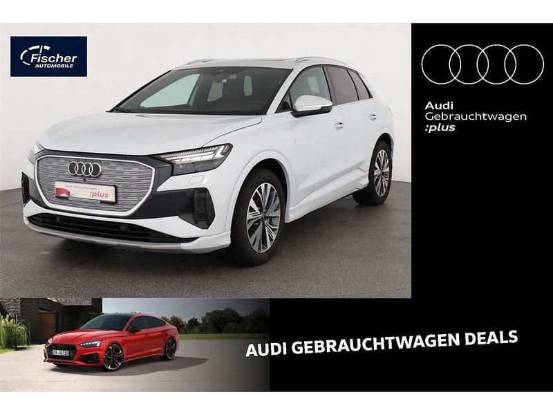Weiss Gebraucht 2022 Audi Q4 e-tron Sport SUV | 42.980 € (Teuer) - Bild 1/4