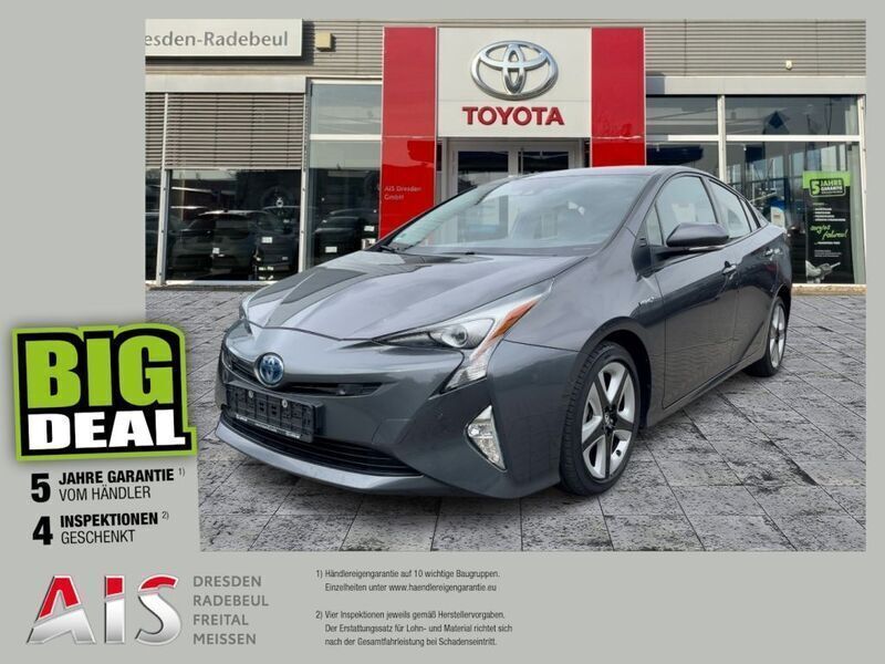 Marlingrau metallic Gebraucht 2018 Toyota Prius Executive Kleinwagen | 17.990 € (Fairer Preis) - Bild 1/3