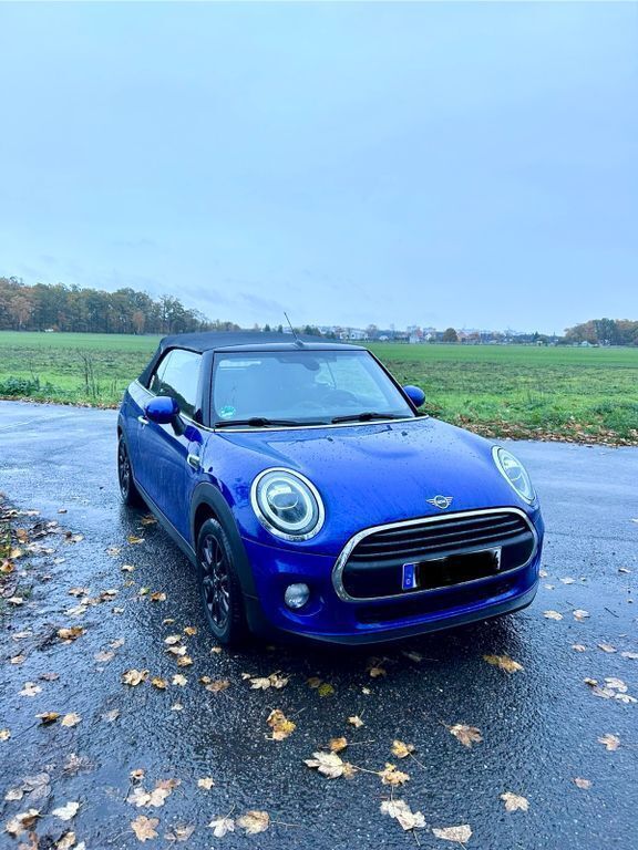 Blau Gebraucht 2018 Mini One Cabriolet Cabrio | 14.400 € (Fairer Preis) - Bild 1/4