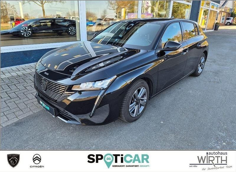 Schwarz Gebraucht 2024 Peugeot 308 Allure Limousine | 19.690 € (Superpreis) - Bild 1/4