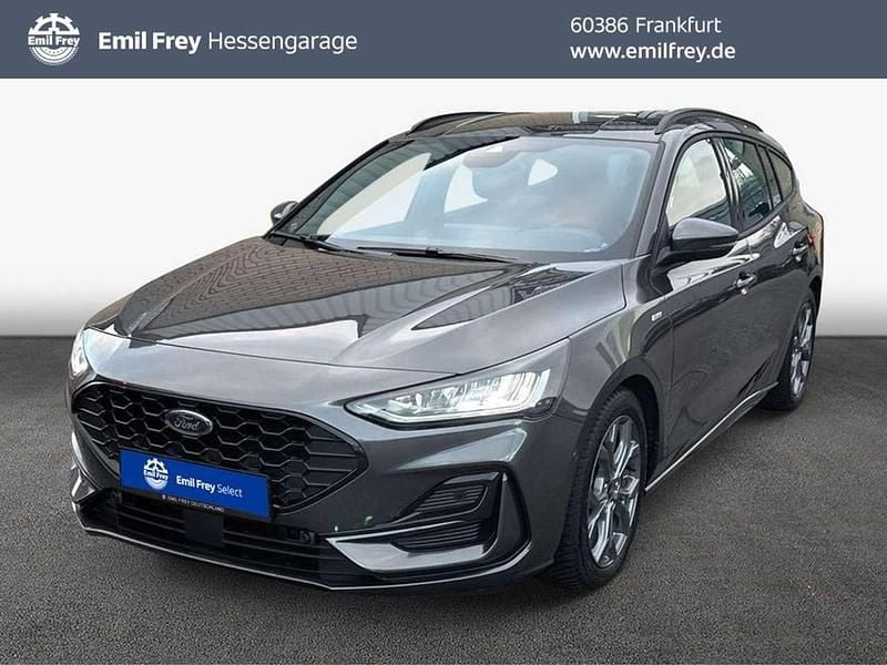 Chrome blue metallic Gebraucht 2024 Ford Focus ST-Line Kombi | 24.950 € (Superpreis) - Bild 1/4