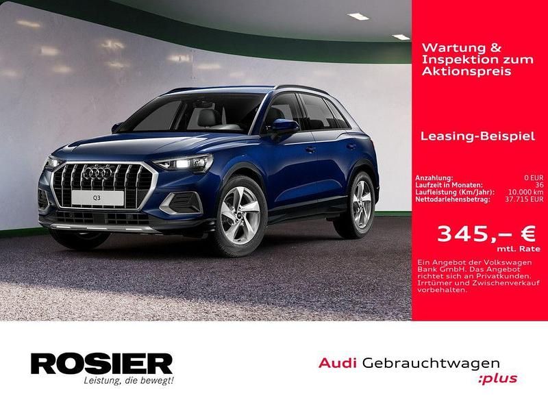 Gebraucht Audi Q3 Advanced Plus 150 PS (110 kW) 2025 Blau / navarrablau SUV