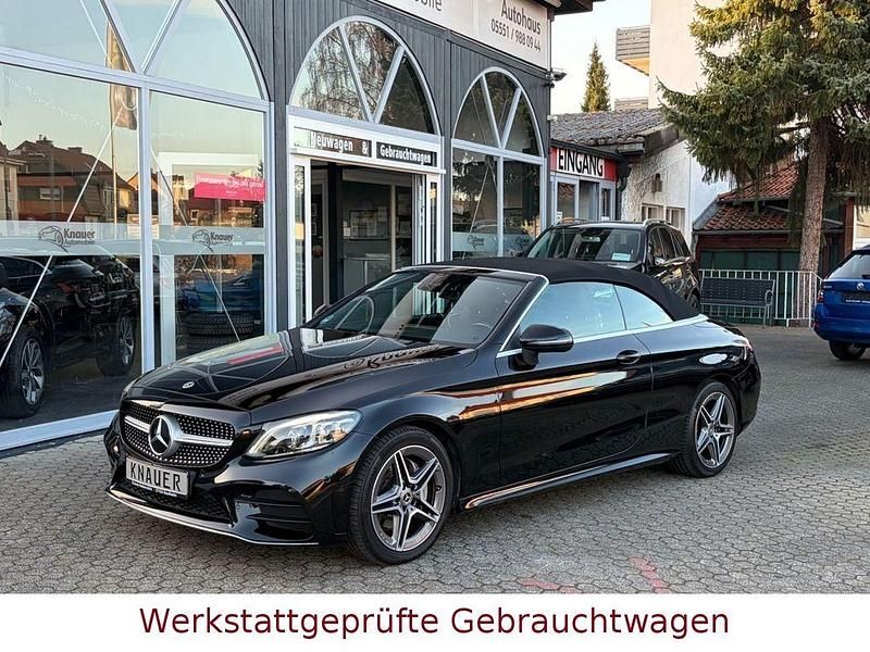 Gebraucht Mercedes C200 AMG line 184 PS (135 kW) 2019 Schwarz Cabrio