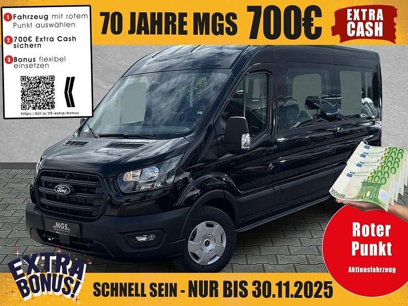 Agate black metallic Neu 2025 Ford Transit Trend Kombi | 45.220 € (Teuer) - Bild 1/4
