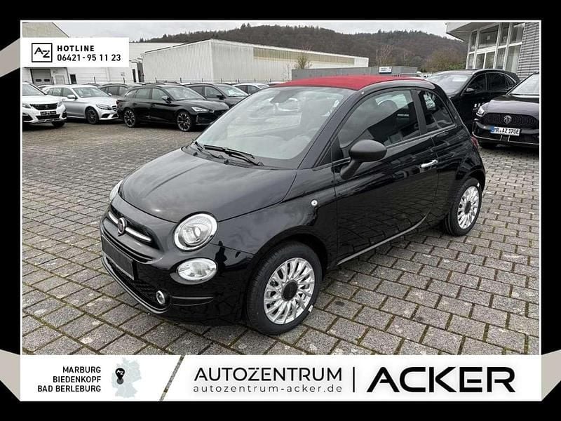 Vesuvio schwarz (rotes verdeck) Gebraucht 2023 Fiat 500C Cabrio | 16.680 € (Fairer Preis) - Bild 1/2