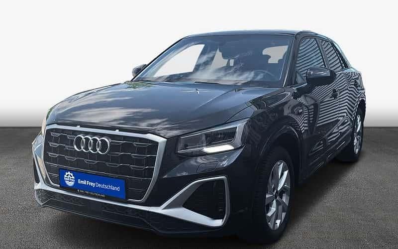 Mythos black metallic Gebraucht 2023 Audi Q2 S-Line SUV | 25.990 € (Superpreis) - Bild 1/4