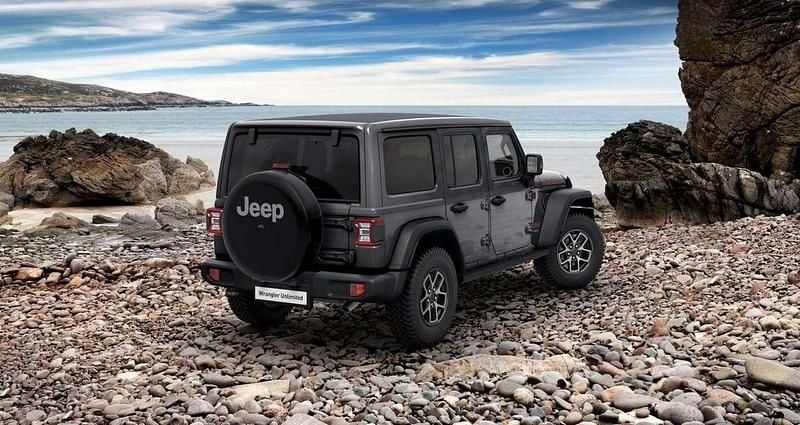 Neu Jeep Wrangler Rubicon 272 PS (200 kW) 2025 Granite crystal (pau) SUV