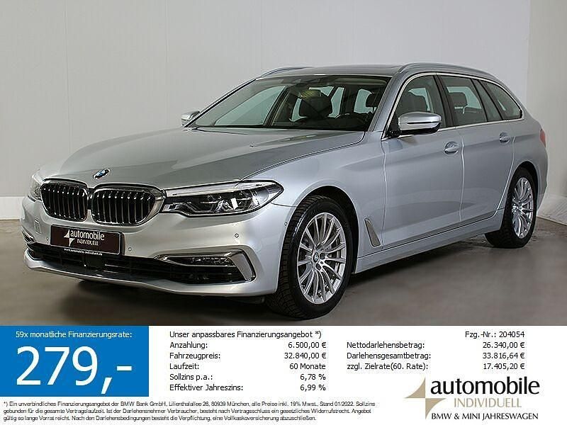 Silber Gebraucht 2019 BMW 530 Luxury Line Kombi | 29.740 € (Superpreis) - Bild 1/4