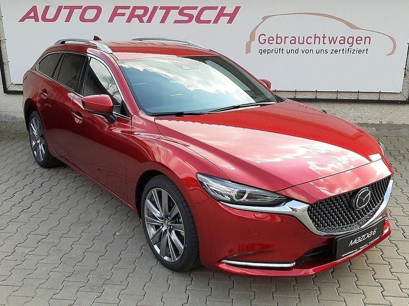Rot Gebraucht 2020 Mazda 6 Kombi | 16.980 € (Superpreis) - Bild 1/4