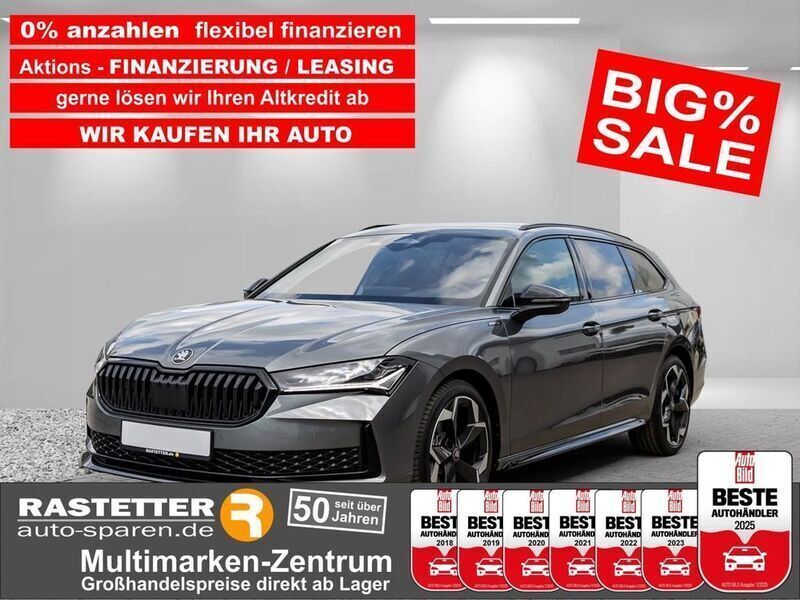 Graphitegrau Neu 2025 Skoda Superb SportLine Kombi | 42.980 € (Guter Preis) - Bild 1/4