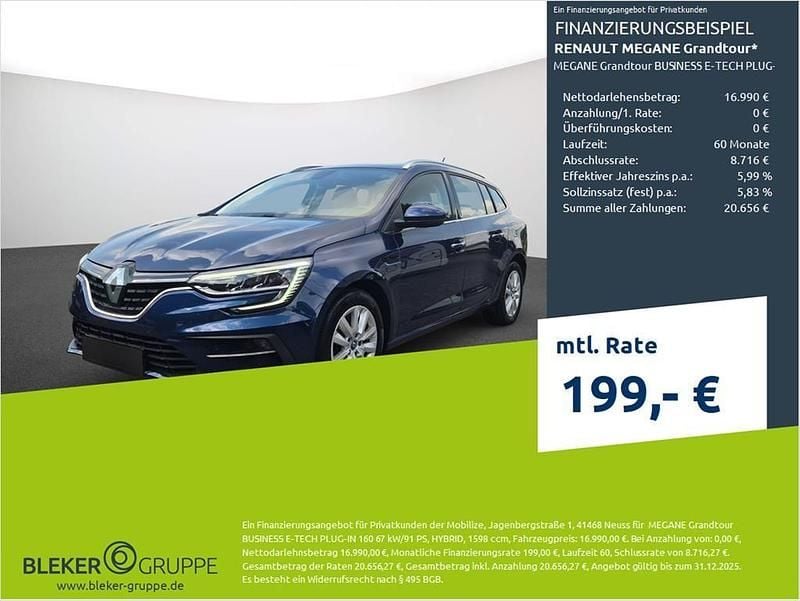 Blau Gebraucht 2021 Renault Mégane IV Business Limousine | 16.990 € (Fairer Preis) - Bild 1/3