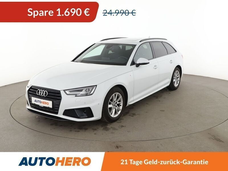 Weiß Gebraucht 2019 Audi A4 S-Line Limousine | 23.300 € (Fairer Preis) - Bild 1/3