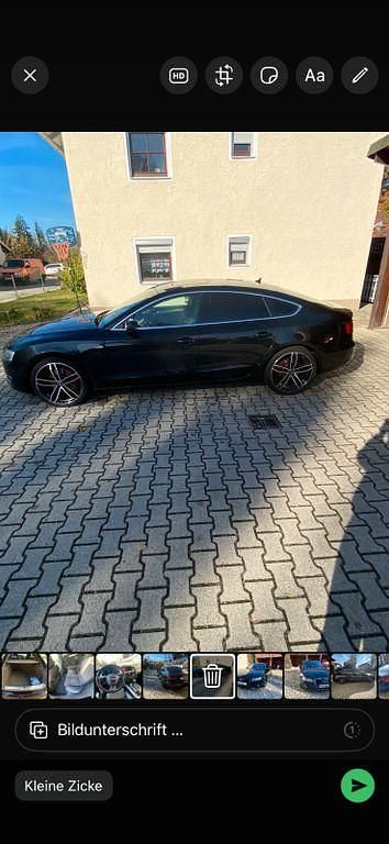 Gebraucht Audi A5 Sportback 239 PS (175 kW) 2011 Schwarz Kleinwagen