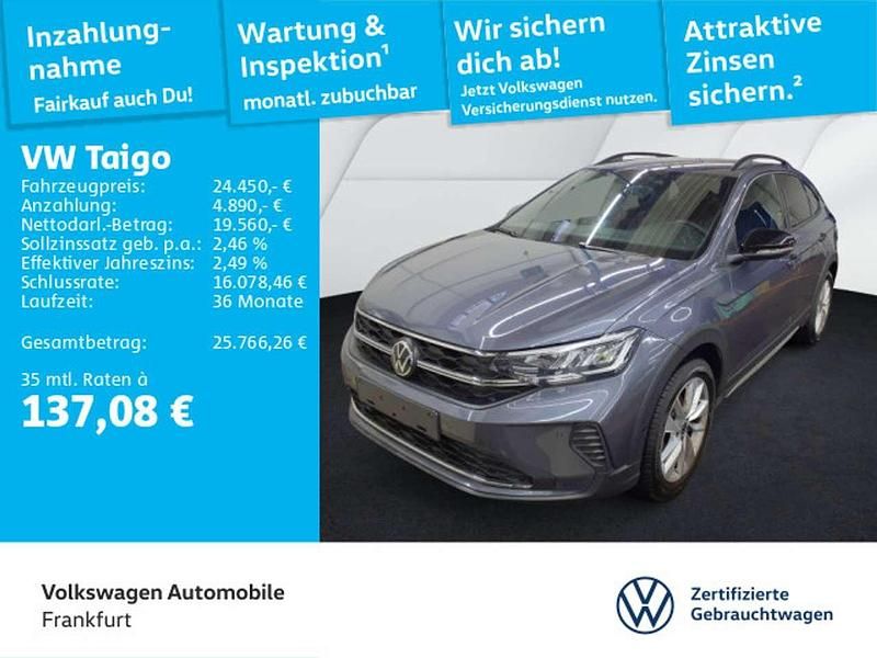 Rauchgrau metallic Gebraucht 2025 VW Taigo Goal SUV | 24.450 € (Fairer Preis) - Bild 1/2