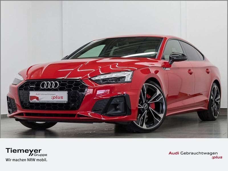 Rot Gebraucht 2021 Audi A5 Sportback S-Line Limousine | 35.780 € (Etwas zu teuer) - Bild 1/4
