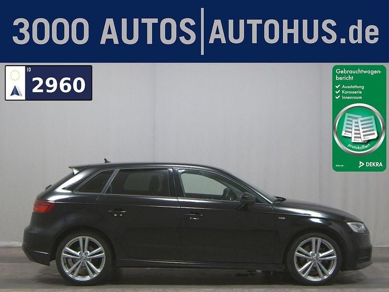Schwarz Gebraucht 2020 Audi A3 Sportback S-Line Limousine | 13.980 € (Superpreis) - Bild 1/4