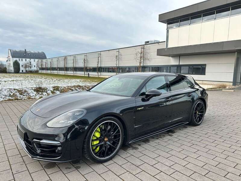 Tiefschwarzmetallic Gebraucht 2018 Porsche Panamera S E-Hybrid Sport Turismo Limousine | 79.900 € (Superpreis) - Bild 1/4