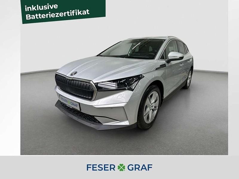 Brillant silber Gebraucht 2021 Skoda Enyaq iV SUV | 26.770 € (Fairer Preis) - Bild 1/1