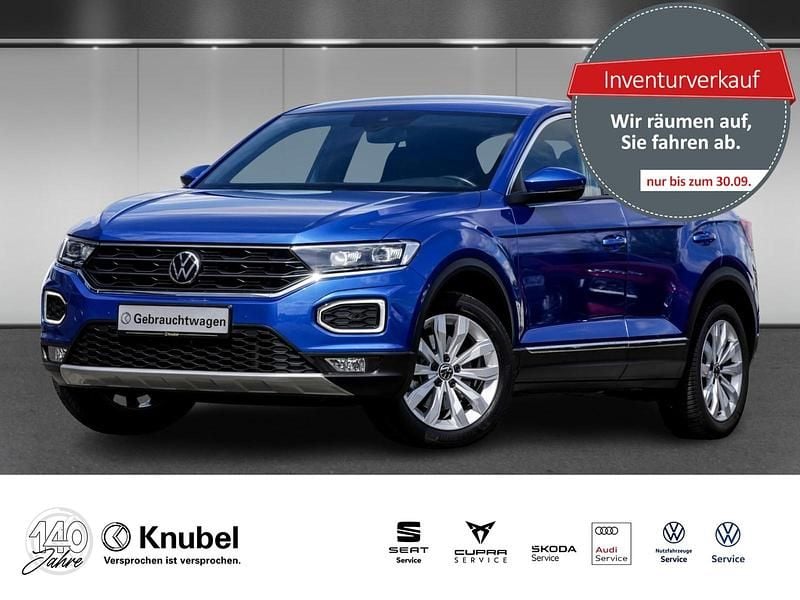 Blau Gebraucht 2020 VW T-Roc Sportline SUV | 24.890 € (Fairer Preis) - Bild 1/4