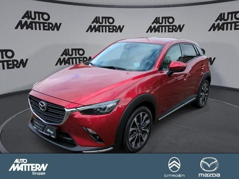 Soul red crystal m (metallic) Gebraucht 2019 Mazda CX-3 Sports-Line SUV | 14.990 € (Fairer Preis) - Bild 1/4