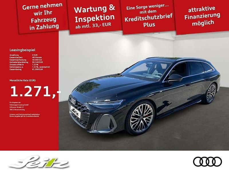 Mythosschwarz metallic Neu 2025 Audi A6 Kombi | 90.349 € (Teuer) - Bild 1/3
