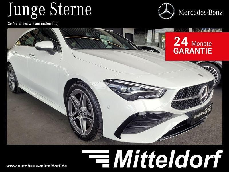 Weiß Gebraucht 2024 Mercedes CLA200 Shooting Brake Advanced Plus Kombi | 33.880 € (Teuer) - Bild 1/4