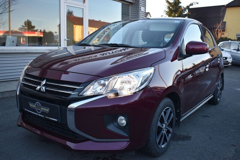Rot Gebraucht 2021 Mitsubishi Space Star Spirit Limousine | 8.990 € (Fairer Preis) - Bild 1/4