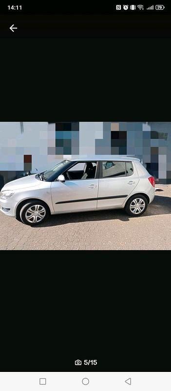 Gebraucht Skoda Fabia 63 PS (46 kW) 2010 Grau Kleinwagen