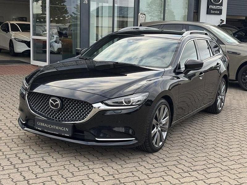 Schwarz Gebraucht 2019 Mazda 6 Sports-Line Kombi | 23.990 € (Fairer Preis) - Bild 1/4