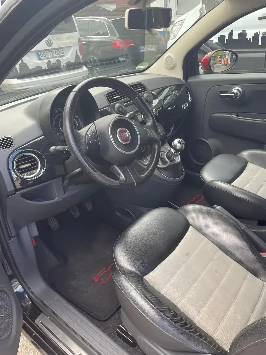 Gebraucht Fiat 500 101 PS (74 kW) 2007 Schwarz Kleinwagen