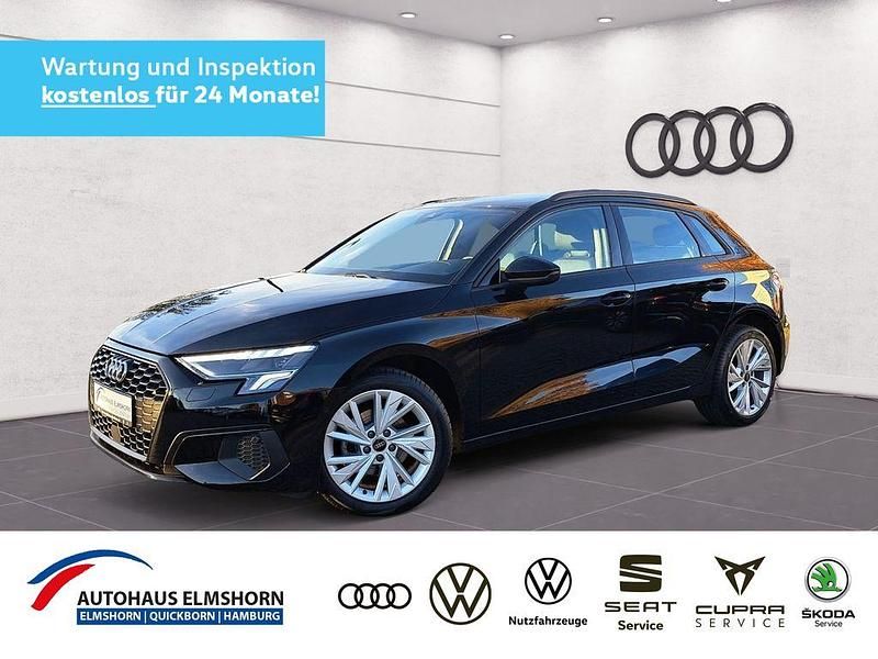 Brillantschwarz Gebraucht 2022 Audi A3 Limousine | 24.710 € (Fairer Preis) - Bild 1/3