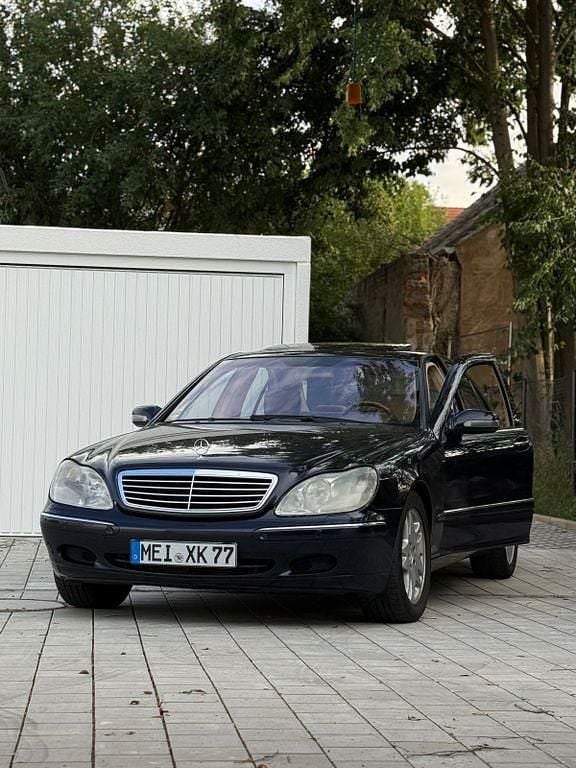 Blau Gebraucht 2001 Mercedes S500 Limousine | 8.400 € (Guter Preis) - Bild 1/4