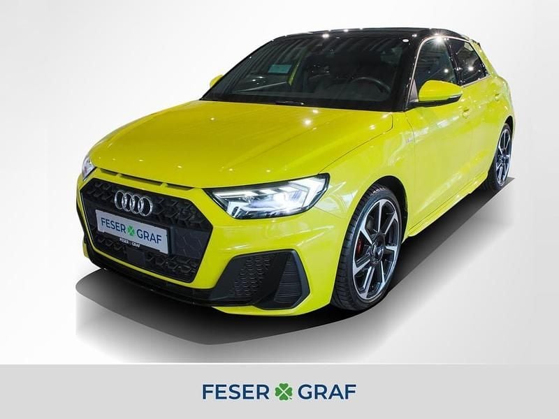 Gelb Gebraucht 2019 Audi A1 Sportback S-Line Kleinwagen | 21.880 € (Guter Preis) - Bild 1/4