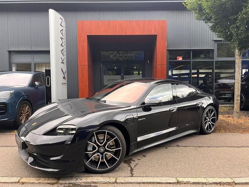 Schwarz Gebraucht 2022 Porsche Taycan Turbo Limousine | 104.500 € - Bild 1/4