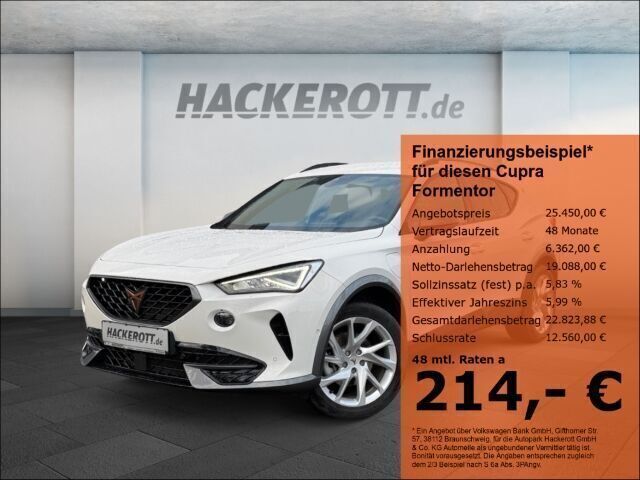 Weiss Gebraucht 2022 Cupra Formentor SUV | 25.980 € (Fairer Preis) - Bild 1/4