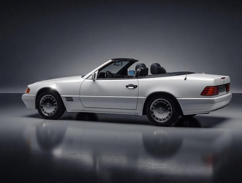 Gebraucht Mercedes SL500 326 PS (239 kW) 1992 Weiß Cabrio