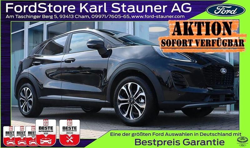 Gebraucht Ford Puma Titanium 125 PS (91 kW) 2025 Agate black metallic SUV