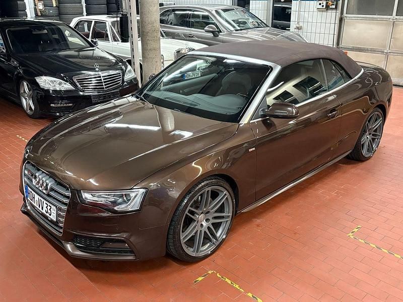 Braun Gebraucht 2014 Audi A5 Cabriolet S-Line Cabrio | 14.500 € (Fairer Preis) - Bild 1/4