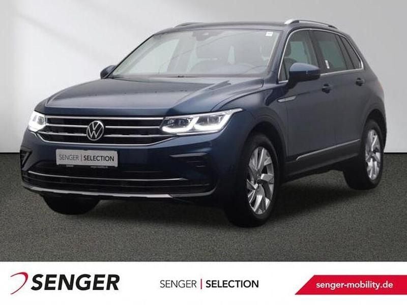 Nightshade blue metallic Gebraucht 2021 VW Tiguan Elegance SUV | 29.880 € (Guter Preis) - Bild 1/3