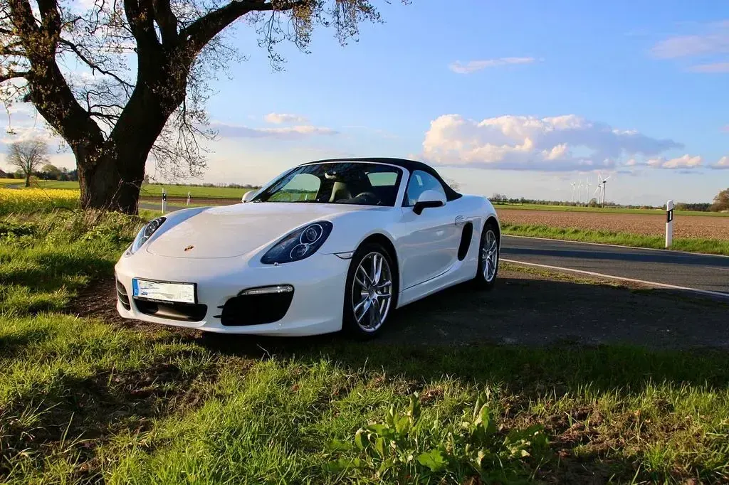 Gebraucht Porsche Boxster 265 PS (194 kW) 2015 Weiß Cabrio
