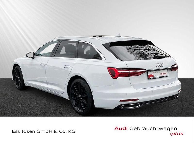 Gebraucht Audi A6 Ambiente 204 PS (150 kW) 2021 Gletscherweiß metallic Kombi